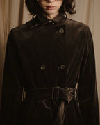 -SPECIAL- "JIL SANDER"
90’s-00’s Architectural cotton velvet belted coat