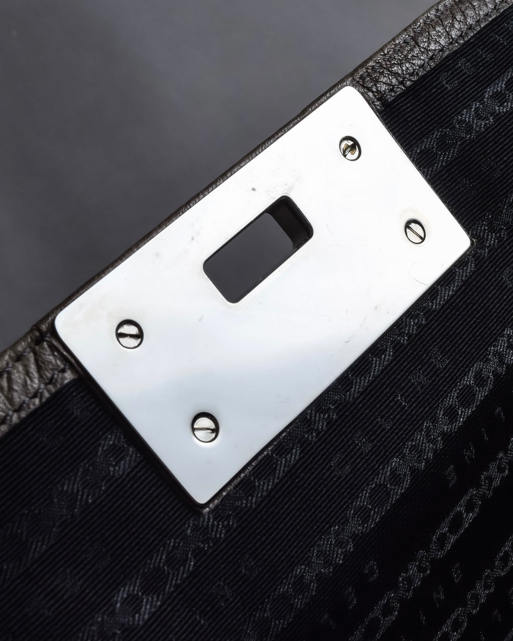 "CELINE" Softly structured leather city bag