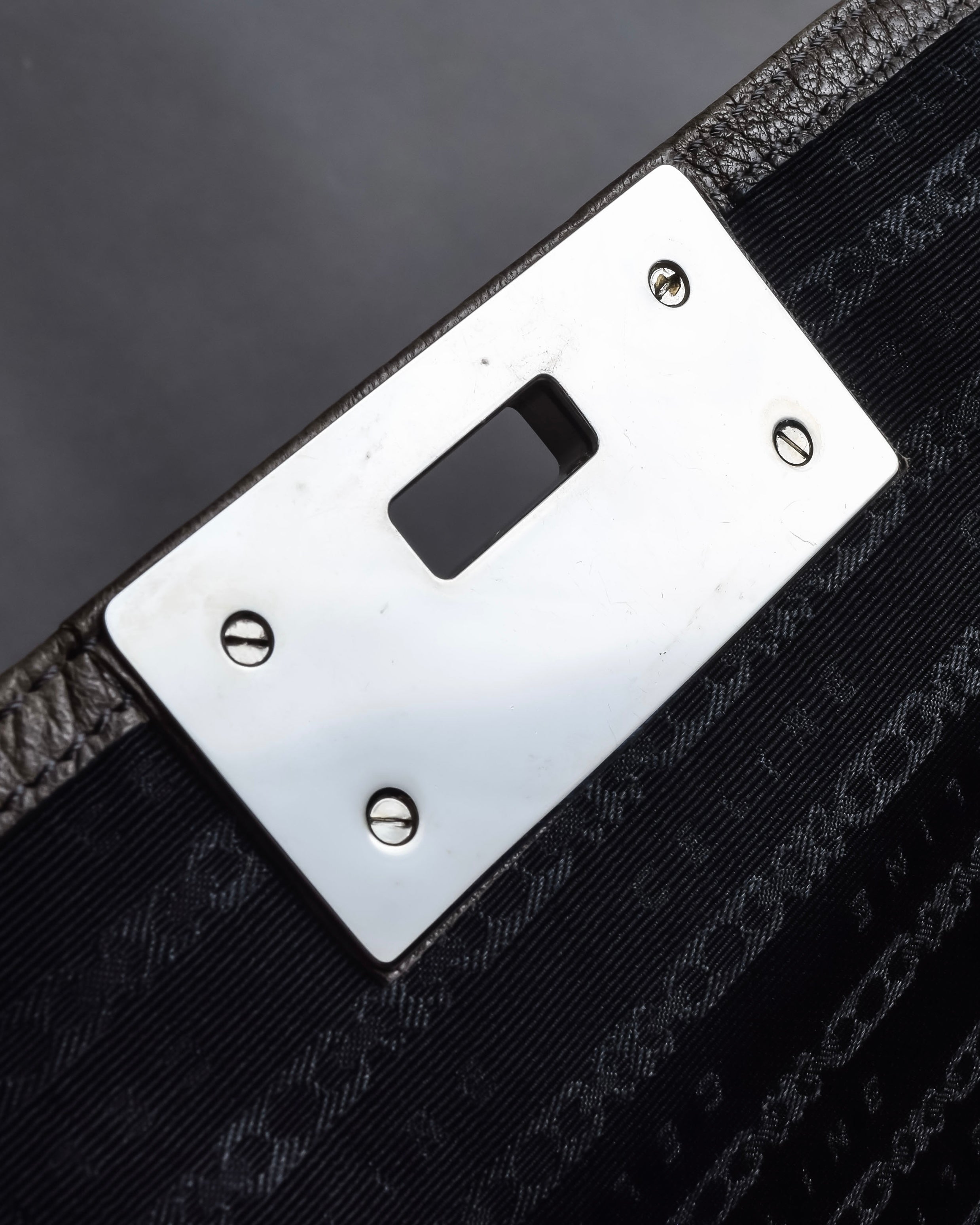 "CELINE" Softly structured leather city bag