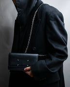 "MAISON MARGIELA" Calf leather chain shoulder wallet bag