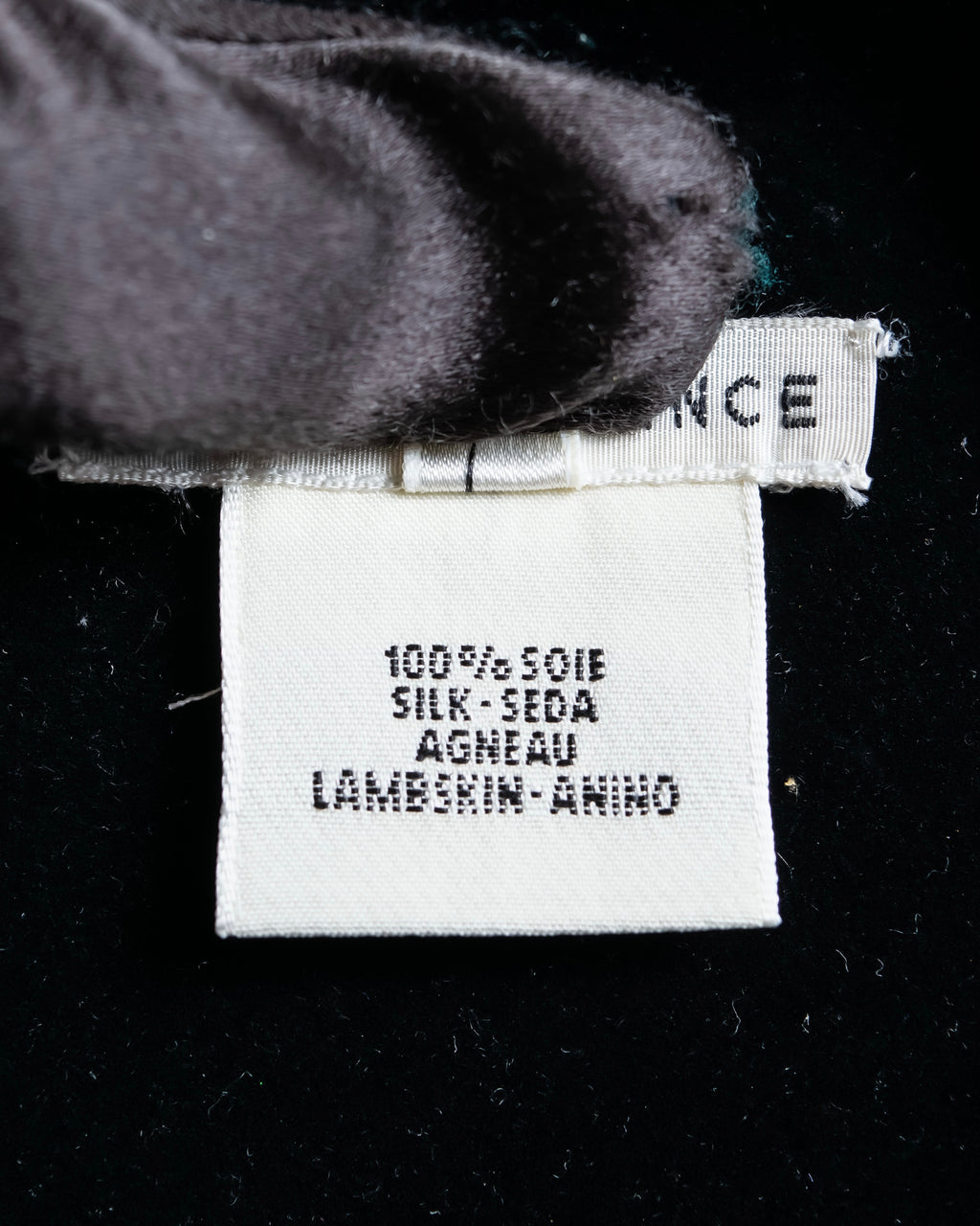 "HERMES" Silk cloth docking leather waist mark belt