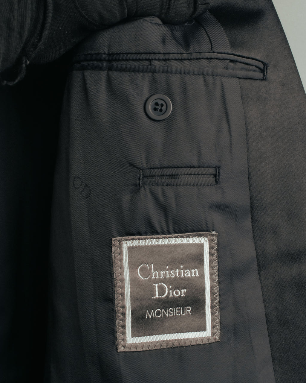 “Christian Dior MONSIEUR” 80’s-90’s Classic black tuxedo set-up