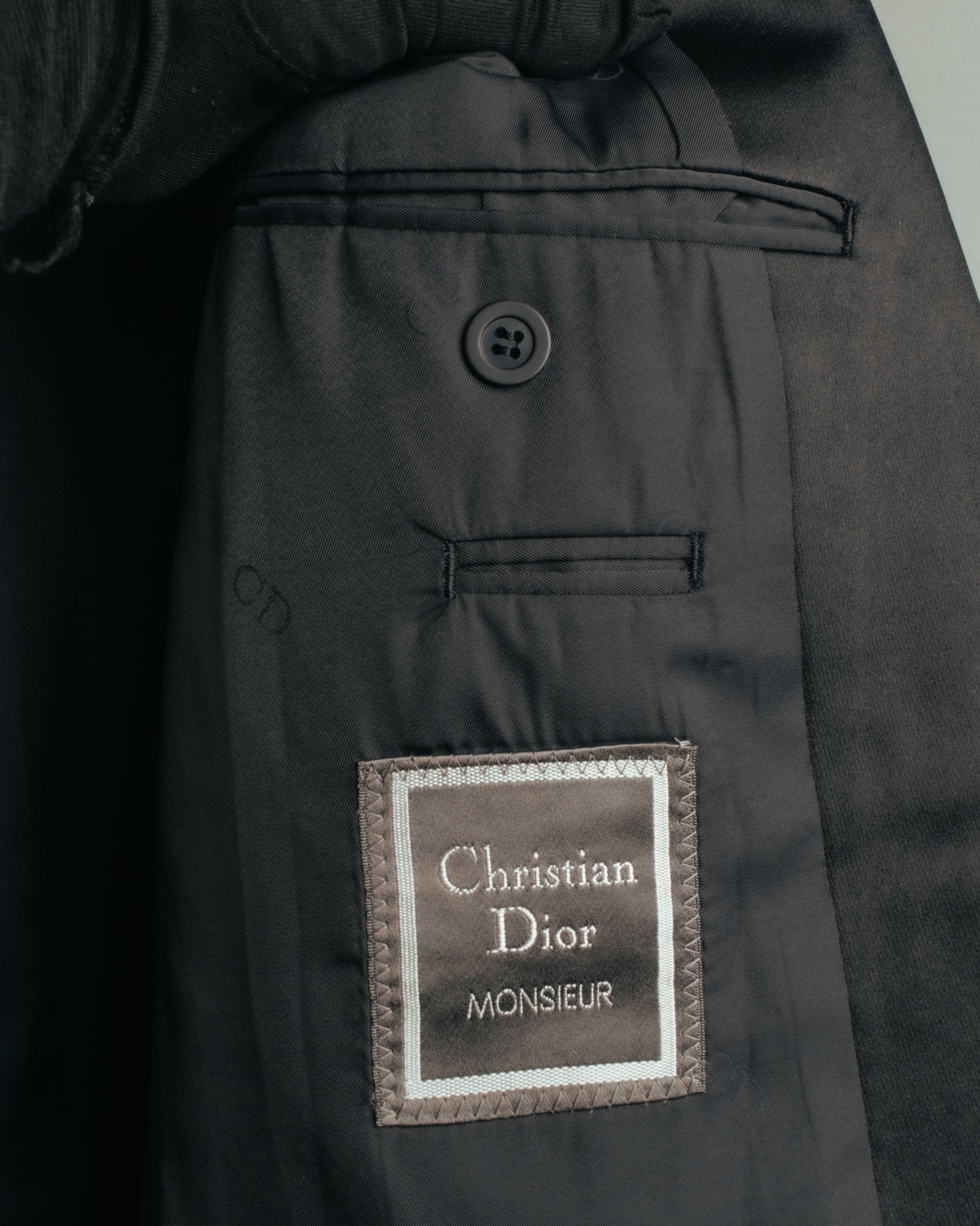 “Christian Dior MONSIEUR” 80’s-90’s Classic black tuxedo set-up