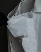 "YOHJI YAMAMOTO" 12SS Folded front panel cotton shirt