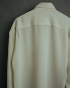 -MOOD Vintage Collections-
90’s Fine ridge ivory drape shirt