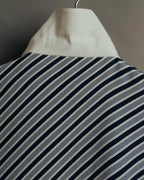 "Christian Dior" 80's-90's Striped silk blouse