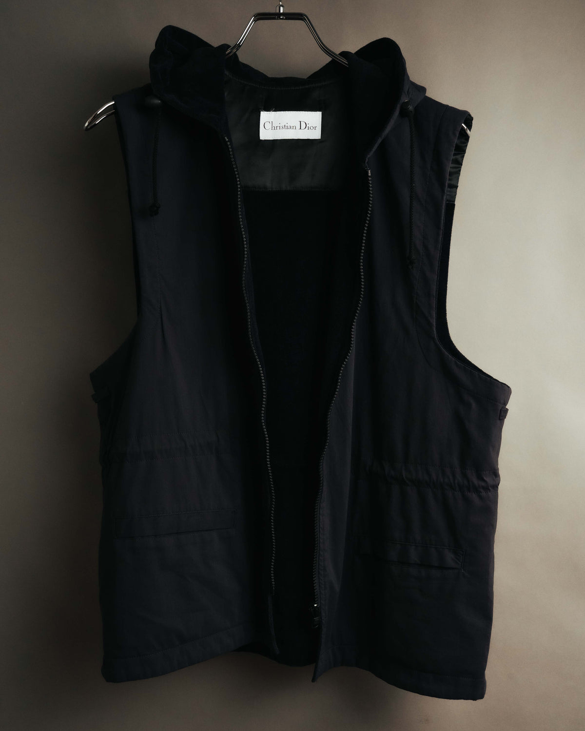 "Christian Dior" 90's functional hooded coat with detachable liner