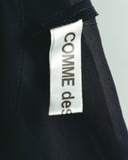 "COMME des GARÇONS" 90's Sculptural ruffle maxi dress