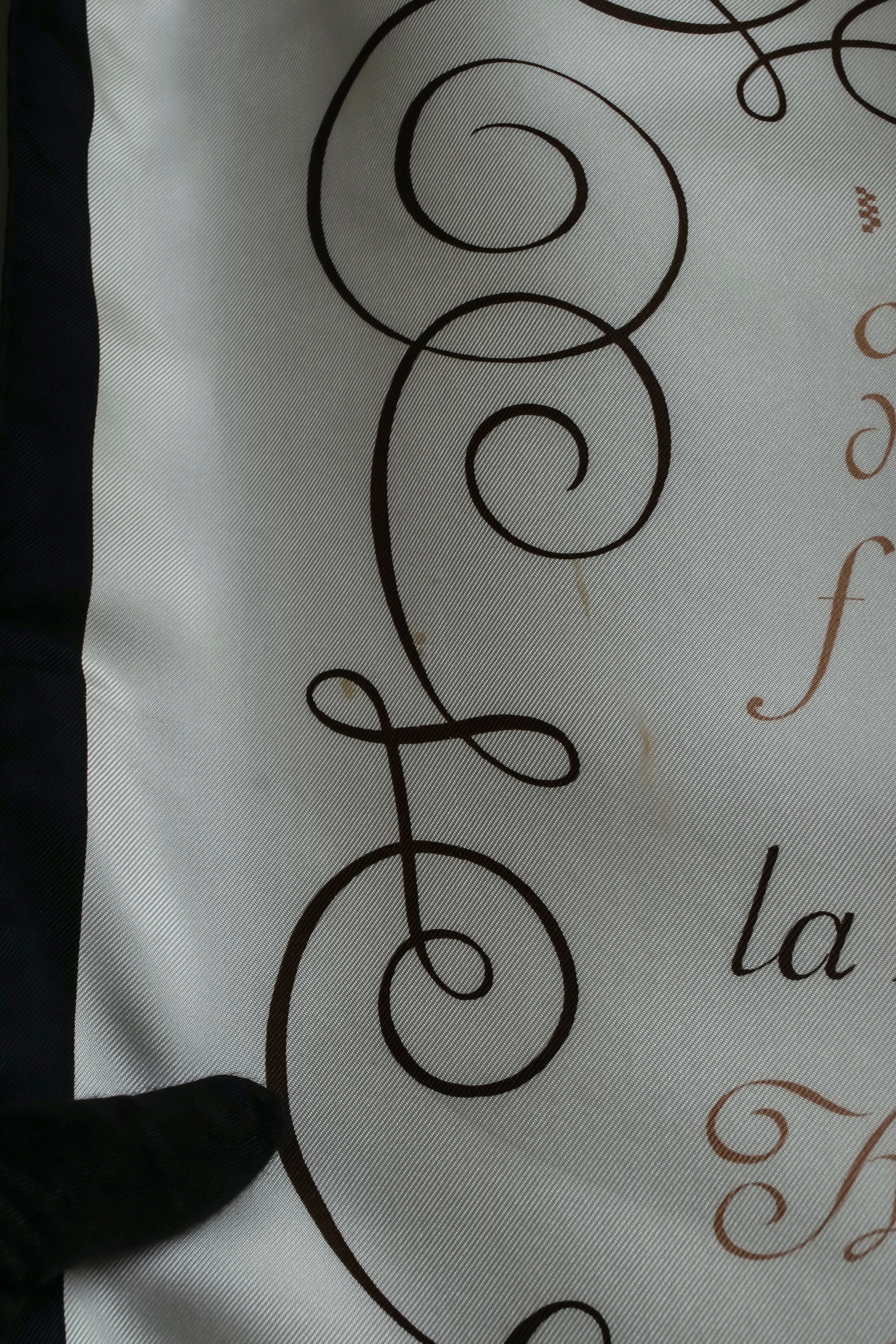 "HERMES" LART DECRIRE Carré  90 silk scarf