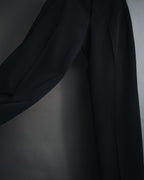 "PRADA" 1994AW Stretch polyester tailored suit