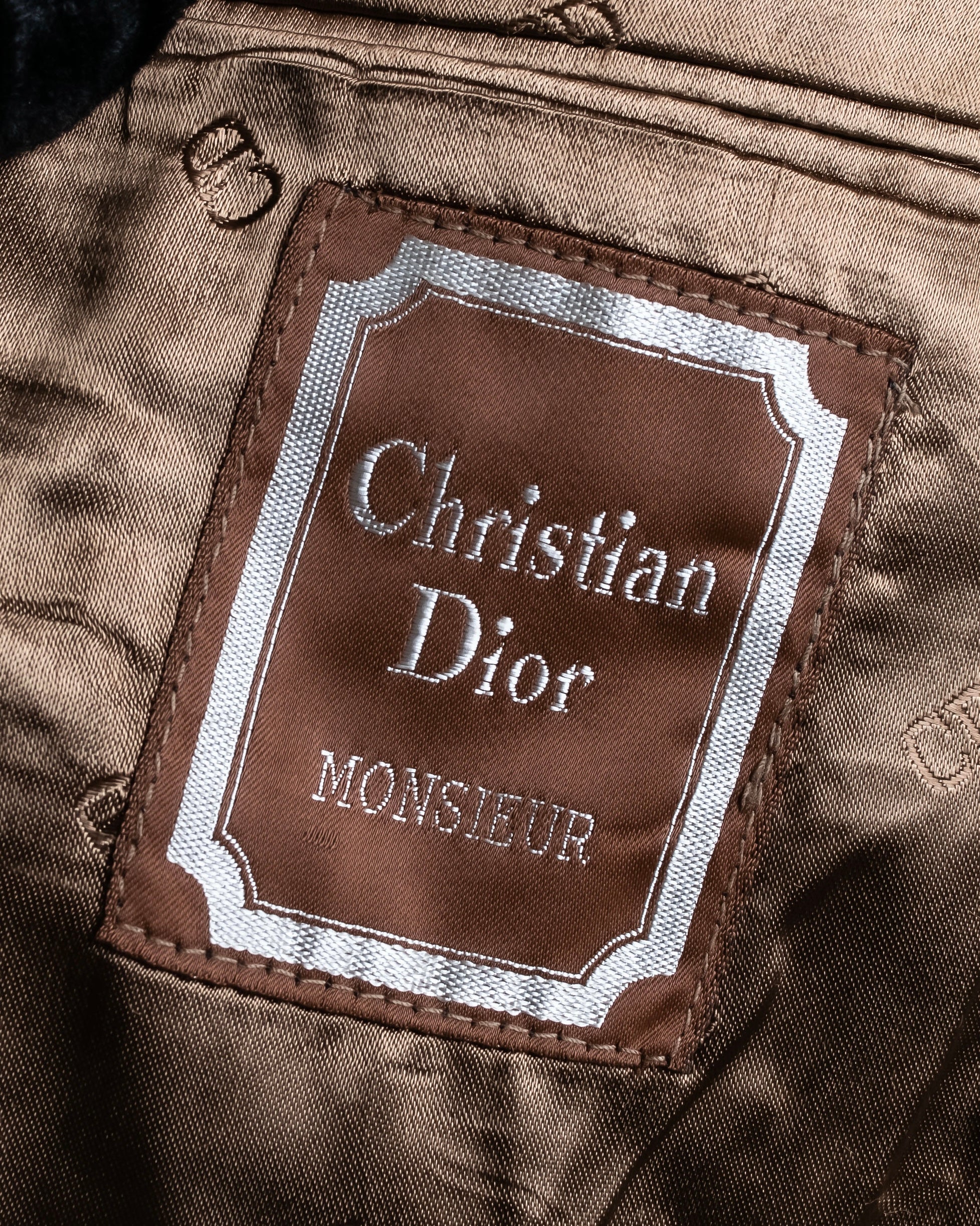 "CHRISTIAN DIOR MONSIEUR"
Multi color striped oversized tailored jacket