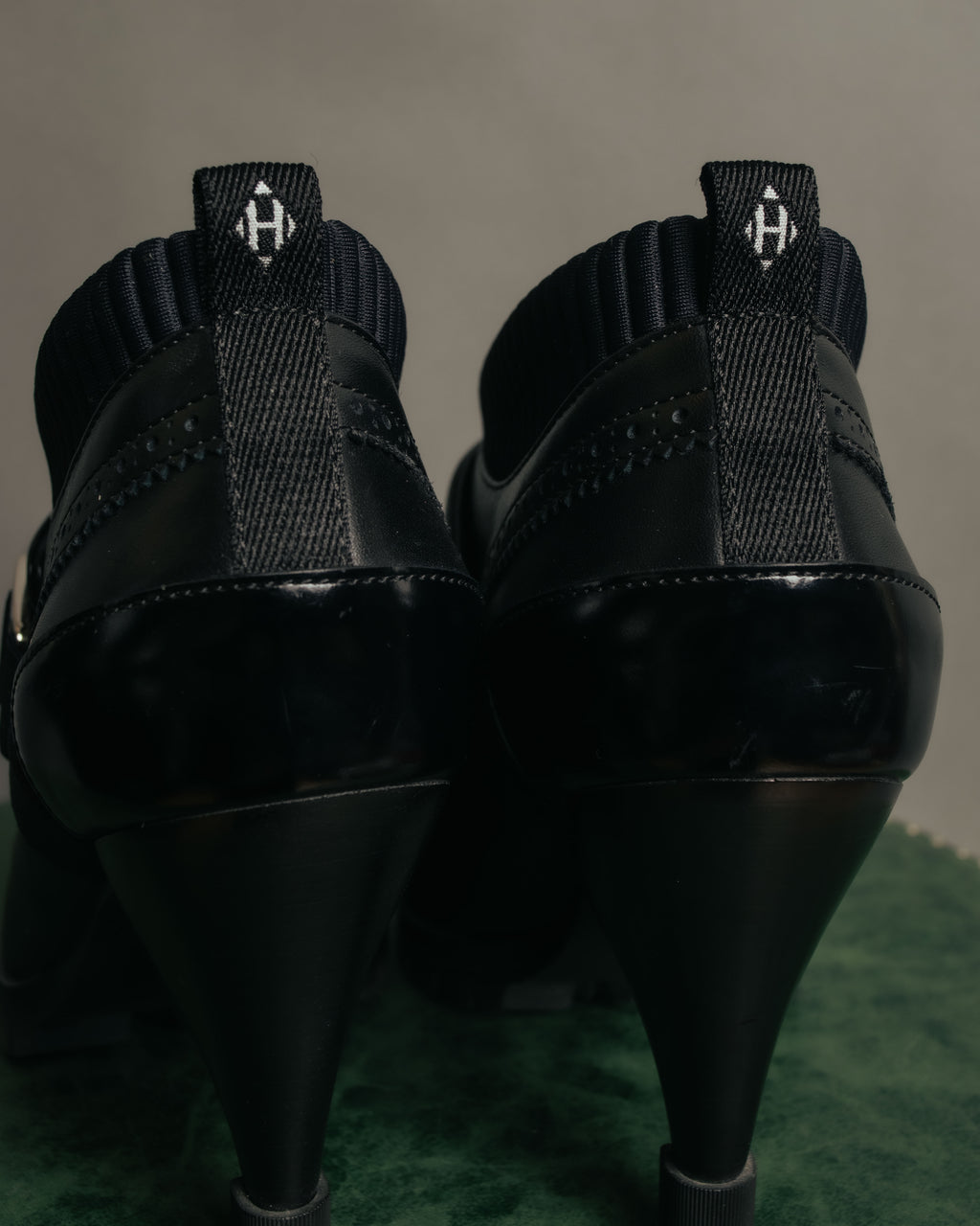 “HERMÈS” 2017-2022 Aw hybrid brogue sock ankle boots