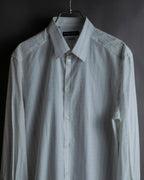 "Dolce & Gabbana" Grid stitch broadcloth shirt
