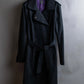 "FENDI" Snap button detail belted trench coat