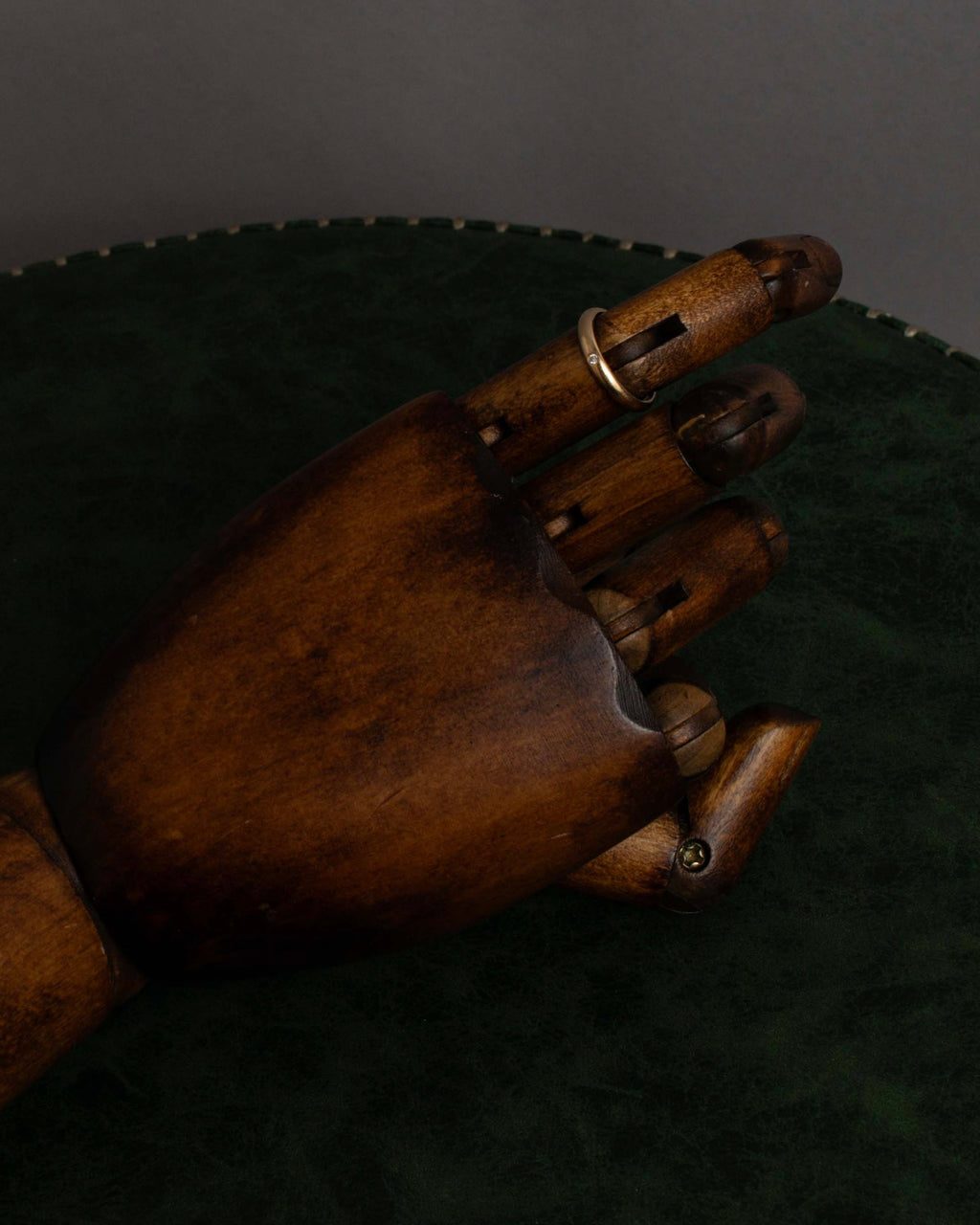 "Cartier" Band 1PD PG AU750 diamond ring