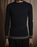"Jean Paul GAULTIER CLASSIQUE"
Mid 90s nylon rib knit sweater