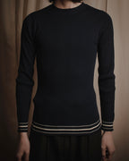 "Jean Paul GAULTIER CLASSIQUE"
Mid 90s nylon rib knit sweater