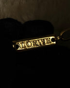 "LOEWE" 90's Panel-switched design mouton shearling coat