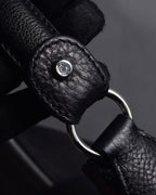 "Salvatore Ferragamo" Gancini motif design large leather shoulder bag