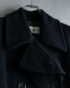 "DOLCE &amp; GABBANA" Maxi length double breasted chesterfield coat