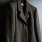 "Yves Saint Laurent Rive Gauche"
Fly front tweed chester coat