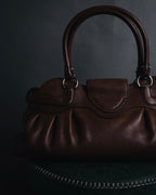 "Salvatore Ferragamo" 00’s Soft gathered gancini top-handle bag