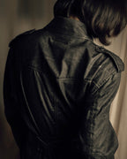 "JEAN PAUL GAULTIER" Firm finish double-zip belted mid-length coat