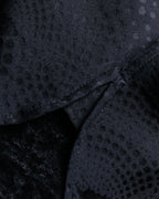 "Saint Laurent" Jacquard pattern silk satin shirt