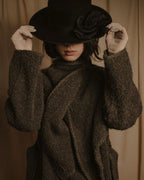 –SPECIAL– "FENDI"
Late 80s-early 90s oversized pile wool wrap coat