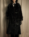 -ESPECIAL- "Boutique Christian Dior París" Diseño de paneles de los años 70-80 Abrigo de piel de visón 100%