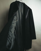 -SPECIAL- “VALENTINO” 2000’s Satin lapel single breasted wool coat