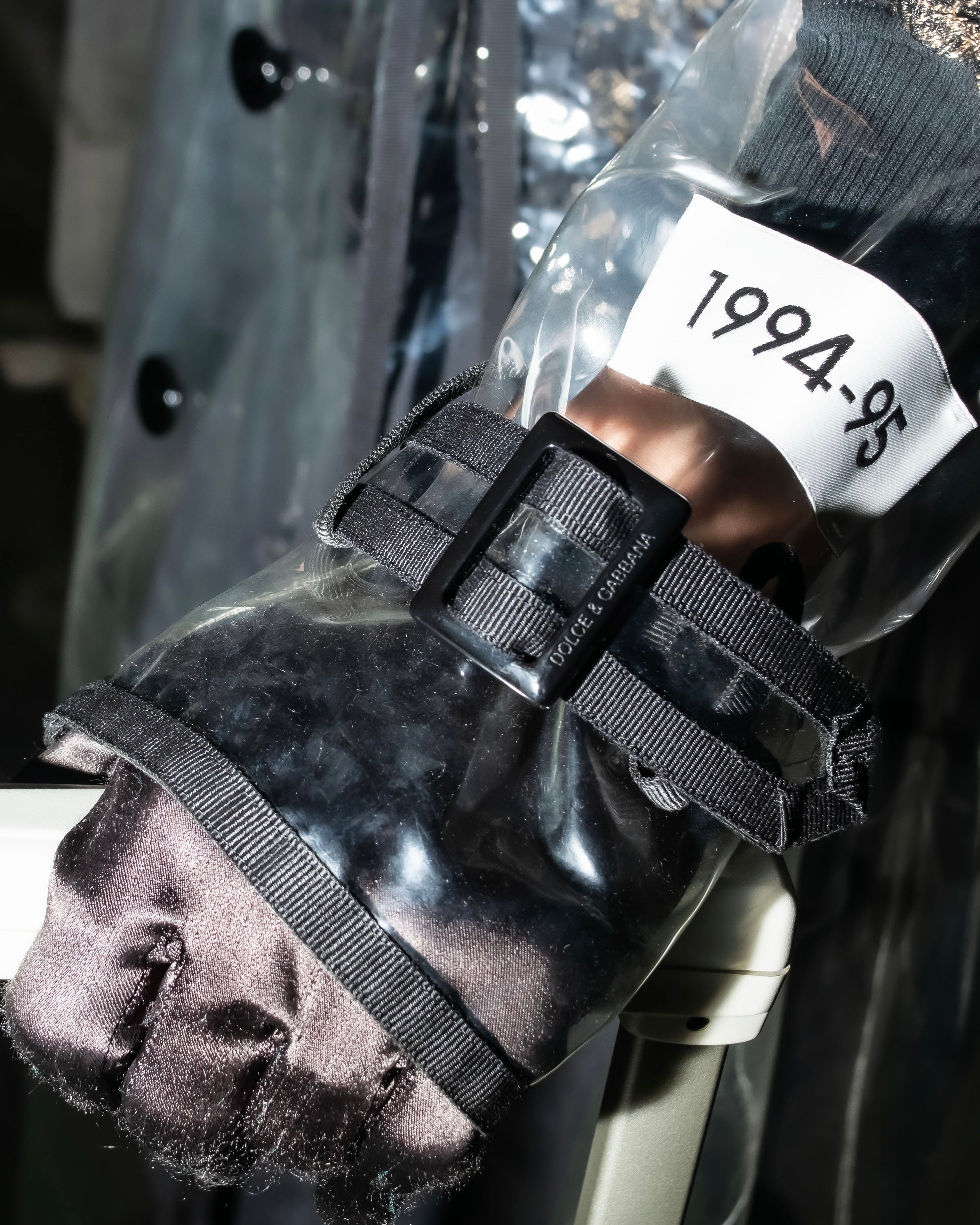 "DOLCE &amp; GABBANA" 23SS PVC material oversize trench coat