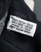 "CHANEL" Typography logo engraved large scarf