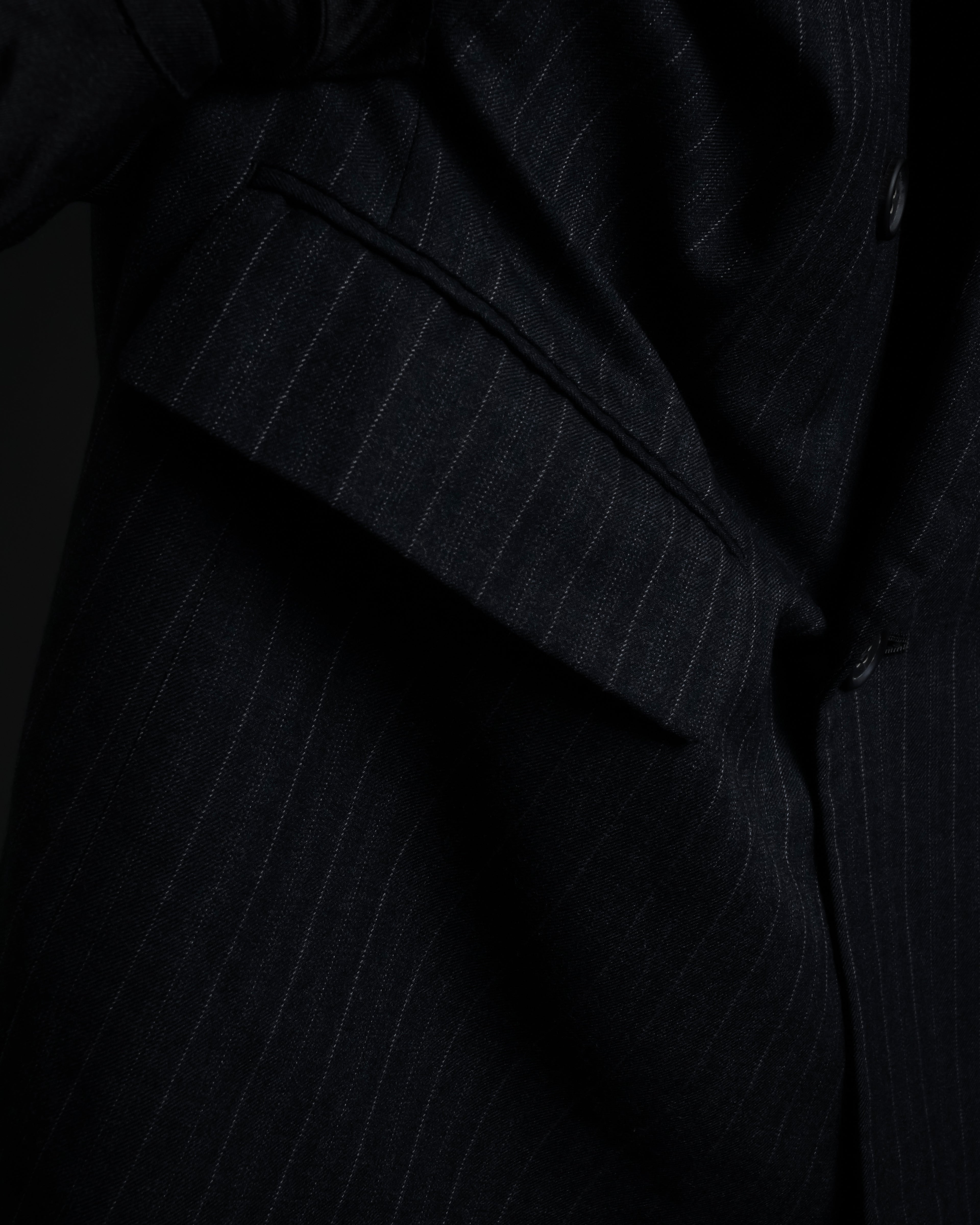 "Christian Dior" 90’s Pinstripe double breasted suit set up