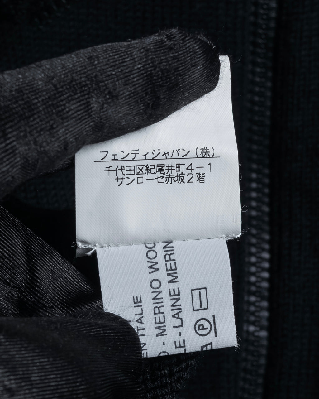 "FENDI" Raglan sleeves short length zip-up knit