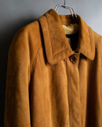 "LOEWE" Out pocket detail oversized suede jacket