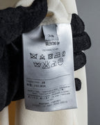 "VALENTINO" Gathered detail ribbon bow tie pullover