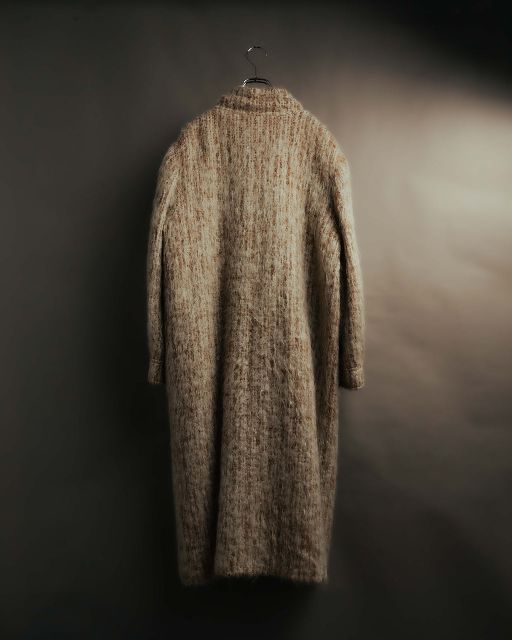 “Vintage” 80’s Shaggy textured long knit coat