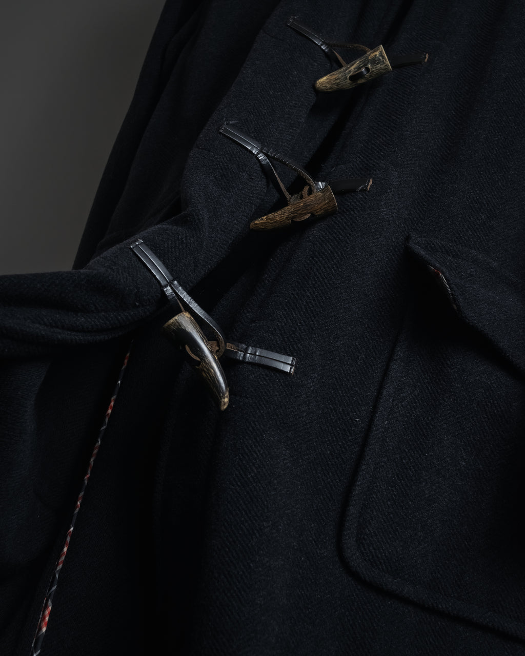 "Burberrys" 90’s heritage duffle coat with check-lined hood