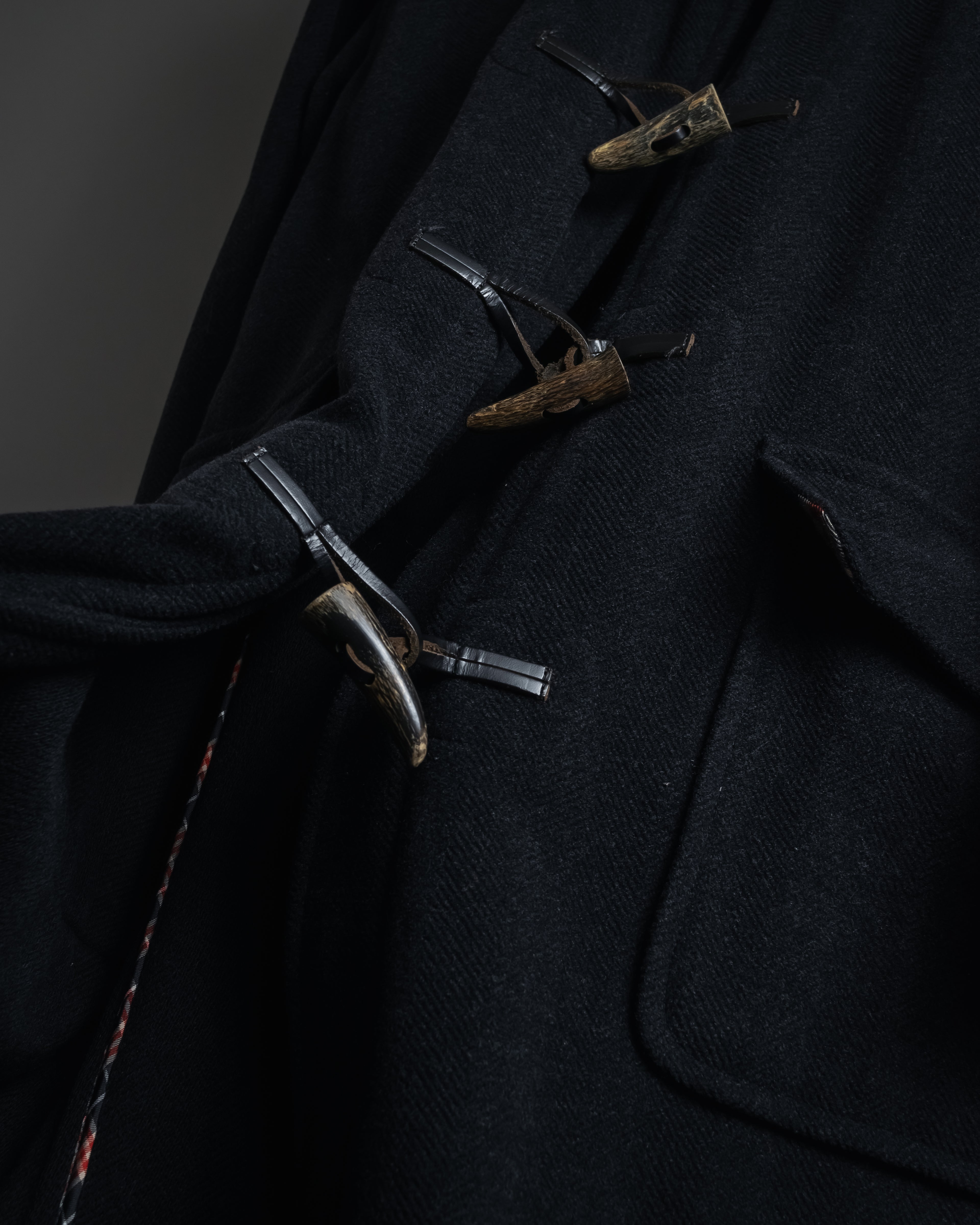 "Burberrys" 90’s heritage duffle coat with check-lined hood