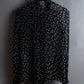 "Saint Laurent Paris 2020"
Ribbon detail polka dot pattern sheer shirt