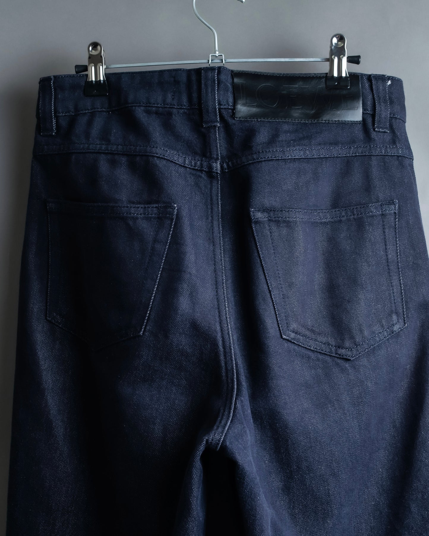 "LOEWE" Wide tapered fisherman denim pants