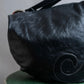 "FENDI" Curved design swirl motif leather one shoulder bag