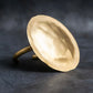 "LOEWE" Antique style golden ring