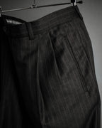 "ARMANI COLLEZIONI" Classic Italian tailoring stripe pattern set up