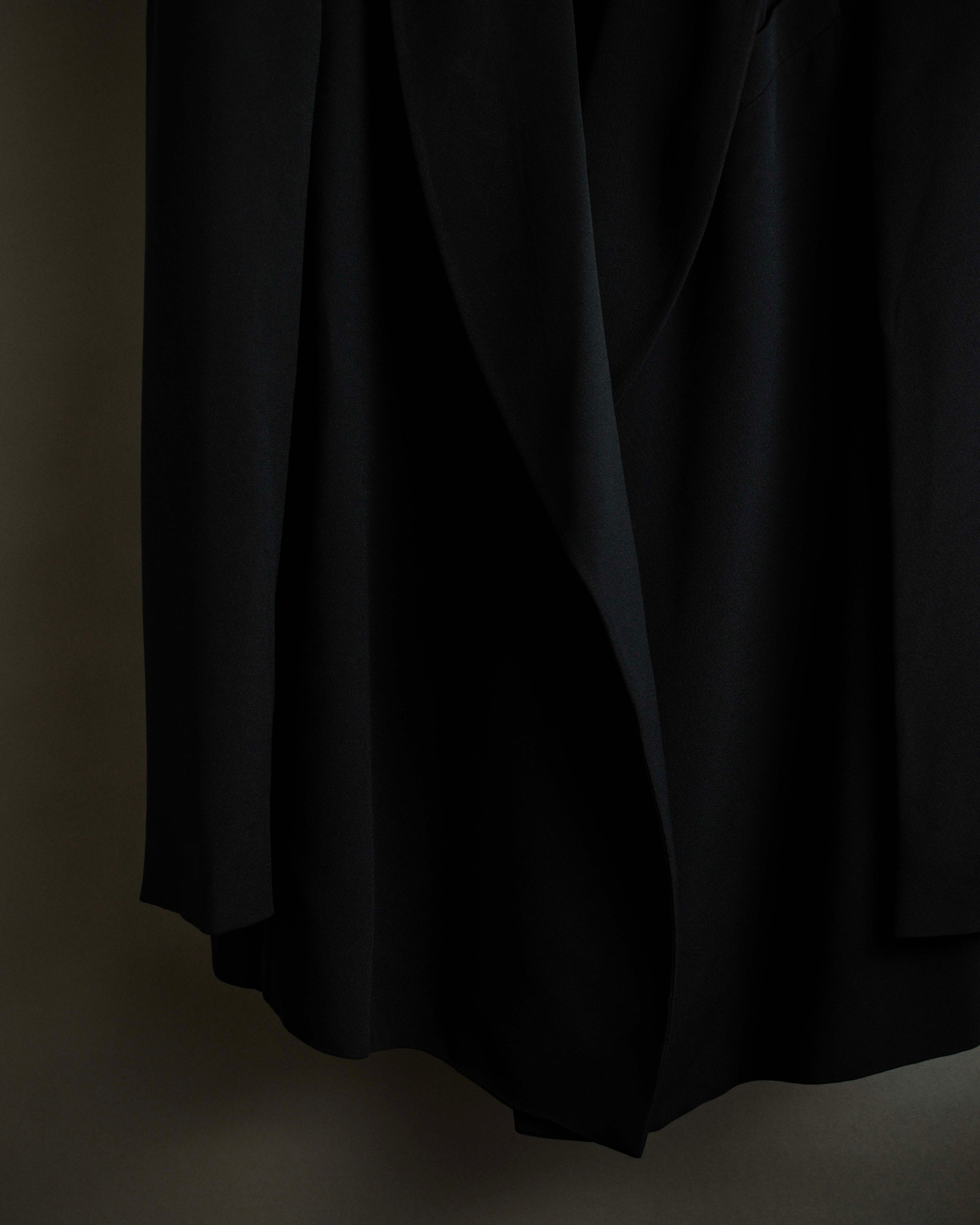 "GUCCI" Three-dimensional lapel design draped tailored jacket