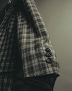 "COMME des GARÇONS HOMME" 90's Plaid wool blazer