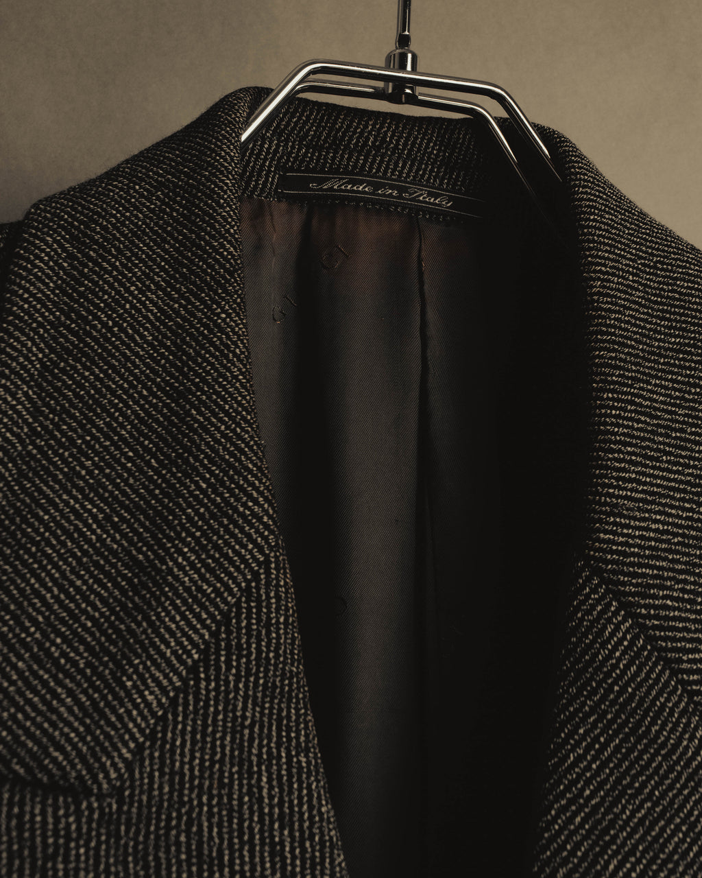 “GUCCI” Late 90’s-early 00’s military double breasted wool coat