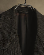 “GUCCI” Late 90’s-early 00’s military double breasted wool coat