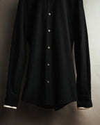“Alexander McQueen” 10’s Layered double-collar contrast trim shirt